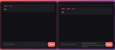 Direct message showcase