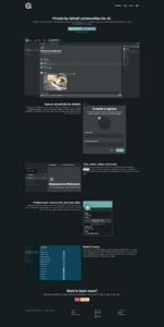 Landing page