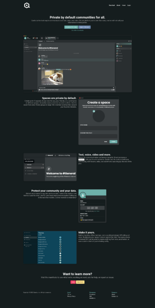 Landing page