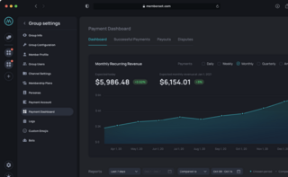 Server Payment Dashboard