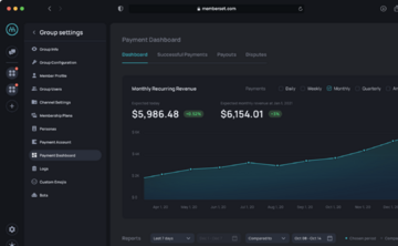 Server Payment Dashboard