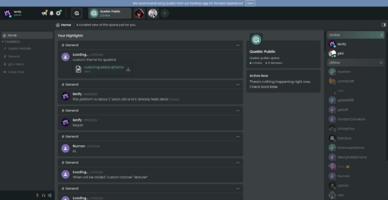 Space "Home" Tab